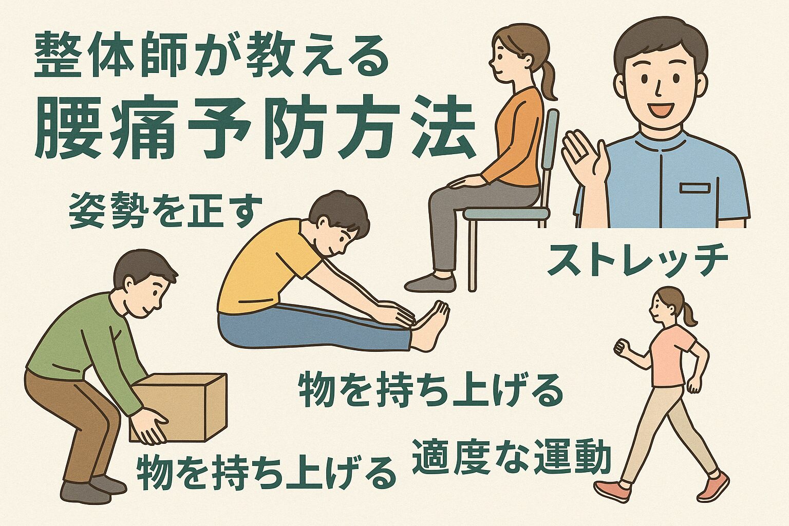 腰痛予防　宮崎 ストレッチ