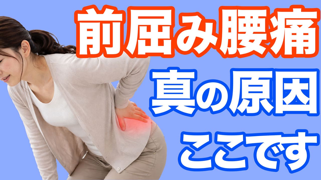 前屈み腰痛